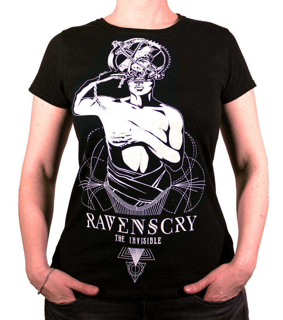 The Invisible B&W Woman T-Shirt