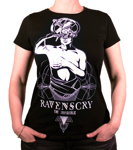 The Invisible B&W Woman T-Shirt